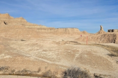 Badlands-Castle-Trail-early-trail-marker