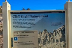 Badlands-Cliff-Shelf-Nature-Trail-sign