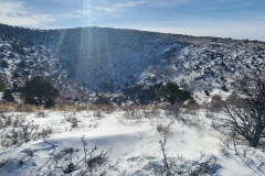 Capulin-volcano-last-third-rim-and-sun