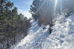 Climax-Canyon-Narrow-hillside-snowy-trail