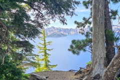 Crater-Lake-Sun-Notch-Lake-through-trees