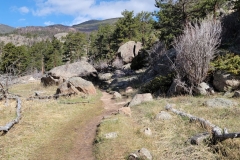 Cub-Lake-and-Pool-Loop-trail-to-rock