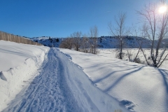 Dolores-River-Walk-Snow-Trench-Long-Fence