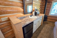 Double-arrow-lodge-fridge-and-sink