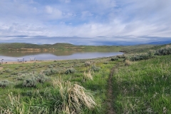 Elkhead-SP-Osprey-Trail-early-lake-from-above-beach
