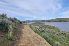 Elkhead-Sand-Rocks-trail-and-lake-earliest