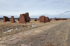 Hiking-Fort-Union-Western-Ruins-closer-with-road