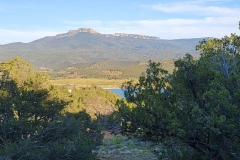 Trinidad-Lake-State-park-Fishers-Peak-through-the-trees