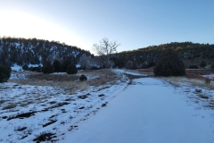 Longs-Canyon-snowy-road-start