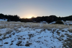 Longs-Canyon-sun-low-behind-hill