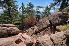 Mount-Sanitas-boulders-on-East-Ridge