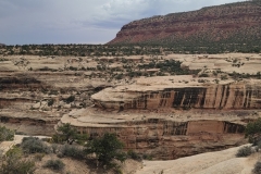 Natural Bridges Horse collar  Canyon above and below the curve