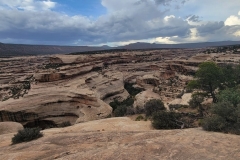 Natural Bridges Horse collar canyon wide
