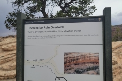 Natural Bridges Horse Collar Sign