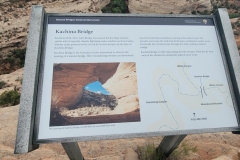 Natural Bridges Kachina Bridge Sign