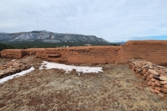 Pecos-National-Historic-Monument-Wall-next-to-church