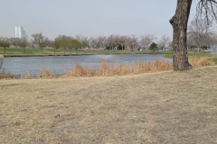 Riverside-Park-Outer-Loop-Fort-Morgan-Pond-and-disc-golf-hole
